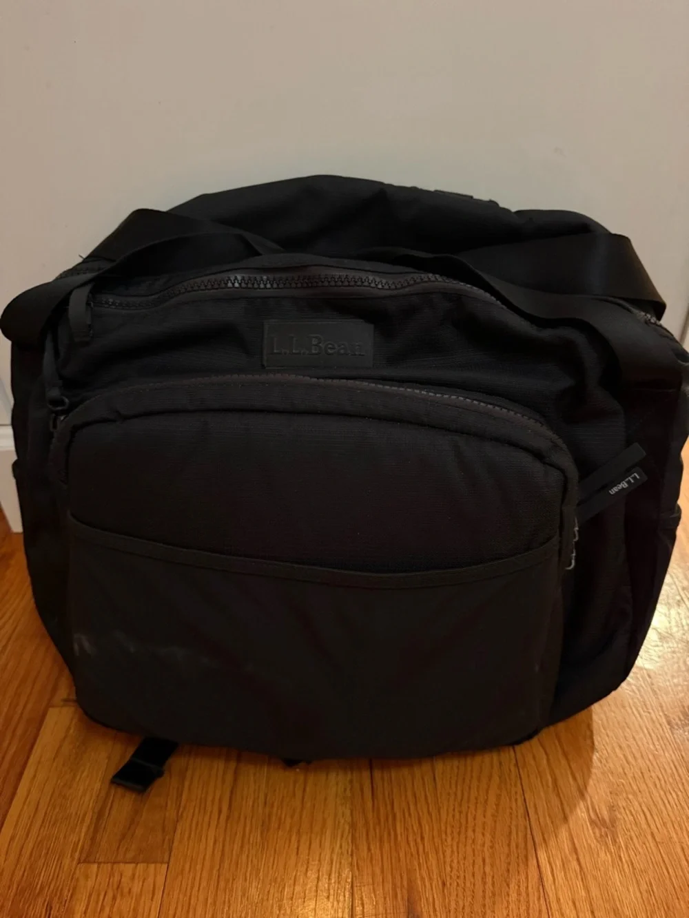 L.L. Bean Black Large Diaper Backpack - Must have!